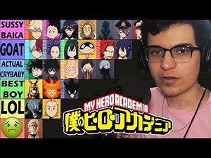 Ranking EVERY My Hero Academia Character ! | Boku No Hero Academia Character Tier List (2022)