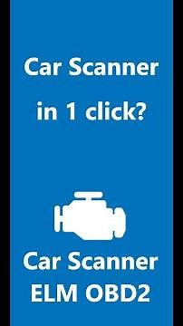 open in 1 click 📱 Car Scanner ELM OBD2 (Car Scanner PRO) - works even in Android Auto / Carplay