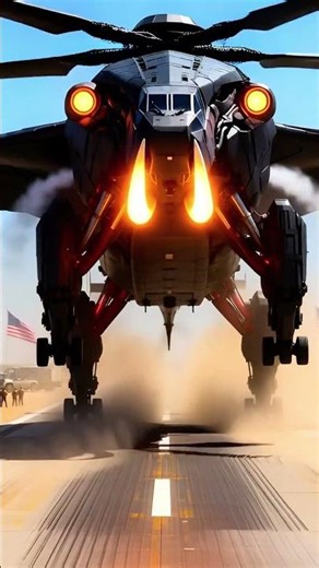 Heaviest Titan Hybrid Helicopter Liftoff