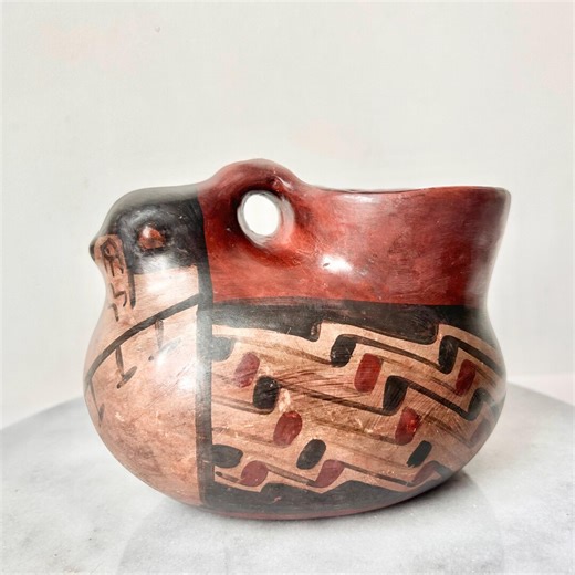 Chilean Pre-columbian-style Aztec Effigy Pottery Pot - Etsy Australia