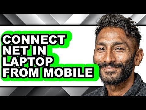 How to Connect Net in Laptop from Mobile - Step by Step