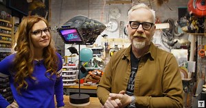 Model makers Kayte Sabicer and Adam Savage build a jaw-dropping replica of the Blade Runner blimp