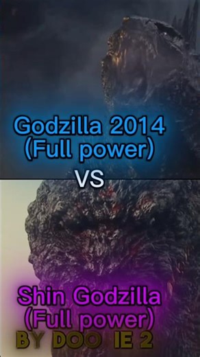 Godzilla 2014 vs shin Godzilla #edit #godzilla #shingodzilla