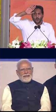Different Between YS Jagan & Chandrababu Speech Infront Of Modi : PDTV News