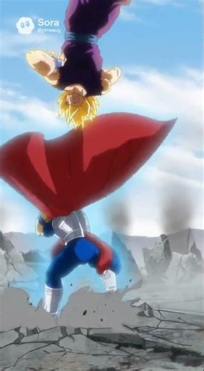 King Vegeta vs SSJ Gohan #goku #anime #dragonballsuper