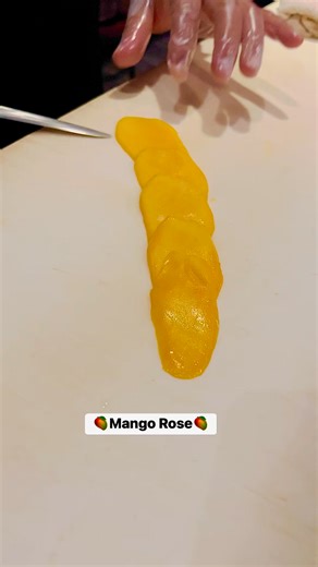 2.3K views · 16 reactions | How 省Mango Roses省 are made! You can use the same technique with ginger | Asia Garden Chinese & Japanese Restaurant | Facebook