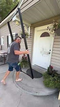 Larson Retractable Screen Door Install. #god #diy #doors #americafirst #dowork #bethebuffalo #work
