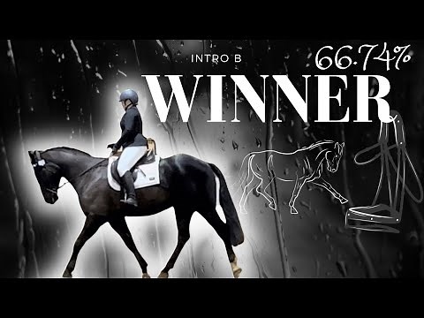 First Show of 2023 - Intro b dressage- 66.74% class winner