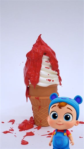 When ice cream teaches colors better than a textbook...🍦 #LittleAngel #Toddlers #Cartoon #IceCream #Colors | Little Angel