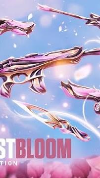 New Myst Bloom Skin Bundle Valorant | New lotus skin Valorant | New Valorant Pink Skin #valorant