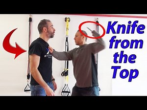 Defense against a Knife Attack coming from the Top