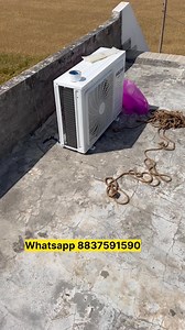 ਪਿੰਡ ਅਮੀ ਵਾਲਾ vol,tas Split Ac ਫਿਟਿੰਗ का पार्ट 9 | Sahb Sandhu