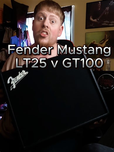 Is the Fender Mustang Lt25 Guitar Amp Better than the GT100?