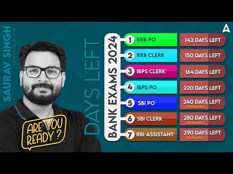Bank Exams 2024 | IBPS | SBI | RRB | RBI | Banking Exam Preparation Strategy By Saurav Singh