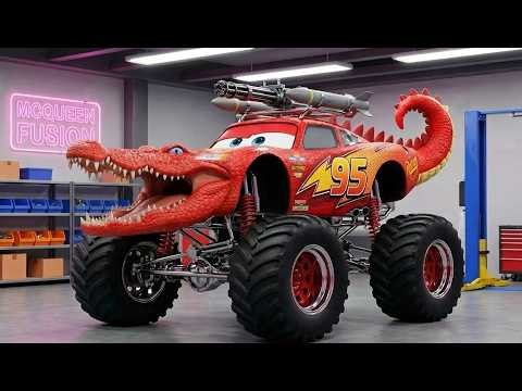 Monster Crocodile McQueen vs Husky Joker — The Legendary 2025 Revenge Race! 🐊🔥🏁