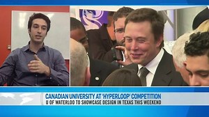 139 reactions · 94 shares | A team from the University of Waterloo will be going to Texas this weekend to present their 'Hyperloop' design concept for a chance to build a fully functional prototype this summer. Team director Nick Achkarian joins CTV News Channel for more on what 'Hyperloop' technology is and what sets their design apart. | CTV News Channel | Facebook