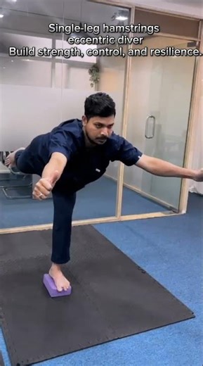 hamstring eccentric diver #physiotherapy#hamstring #rehab #sportphysio#youtube #youtubeshort