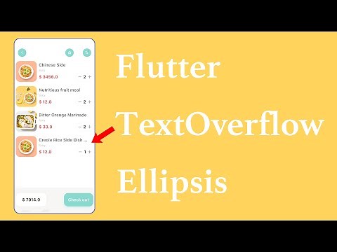 Flutter TextOverflow Ellipsis | Column & Expanded Widget