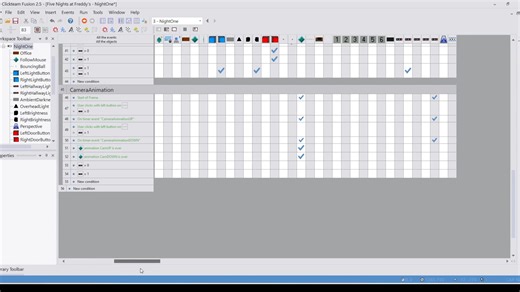 How to Make a FNaF fangame in Clickteam Fusion 2.5 ｜ Part 5： Cameras