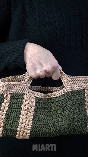 Un bolso sencillo y elegante de crochet - ¡Tutorial paso a paso para principiantes! | Miarti - Crochet y Tejidos
