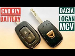 How to replace the battery of the Dacia Logan key.