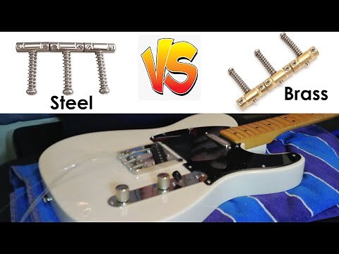 Steel vs Brass Saddles - Upgrading a Squier Classic Vibe Telecaster