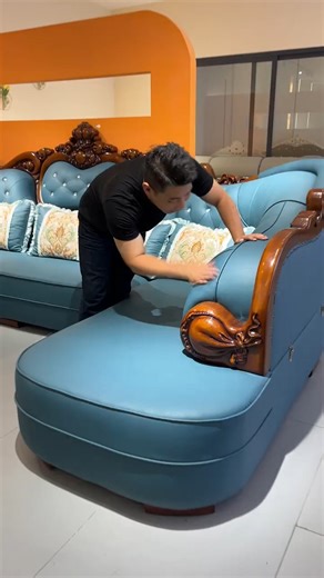 European-style high-quality furniture Sofa Set beautiful design comfortable " #shortsfeed