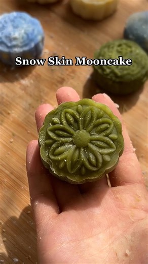 Happy Mid-Autumn Festival! ? BuzzFeed producer Vicky (@miss_qi_vous) attempts to make snow skin mooncake for the first time following a recipe by @red.house.spice. ?? | BuzzFeed Video