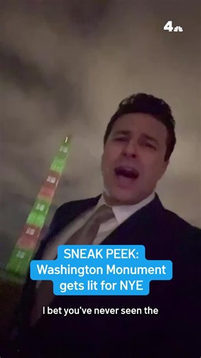 🎆 If you’re looking for something different and free for New Year's Eve, how about going to the Washington Monument? Starting at 7 p.m. on New Year's Eve, projectors will light up all four sides of the Washington Monument as a kickoff for the United States' 250th birthday celebration in 2026. While fireworks will only be on New Year's Eve, the projection will continue through Jan. 5. #washingtondc #maryland #virginia #pgcounty #dc #districtofcolumbia #dmv #northernvirginia #alexandriava #northe