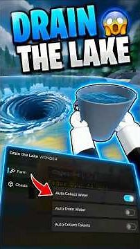 Drain The Lake Script | Auto Water, Auto Chest, Auto Drain & More