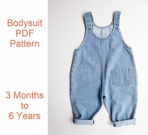 Kids Dungaree Sewing Pattern: Toddler & Child Romper (PDF) - Etsy UK