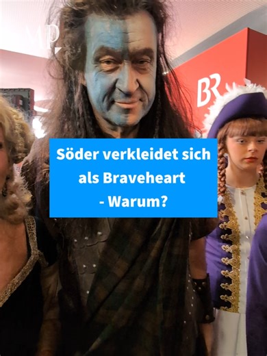 Markus Söder als Braveheart: Fastnacht in Franken 2026