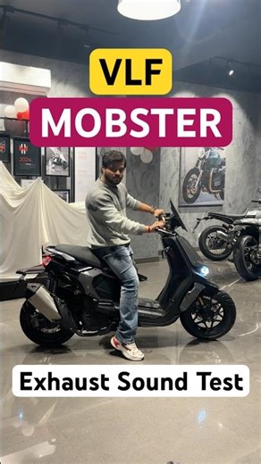 VLF Mobster 125 Scooter Exhaust Sond Test