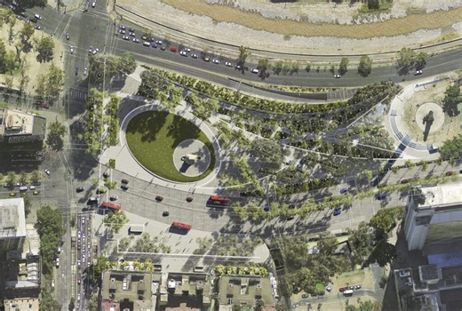 Así es la nueva Plaza Baquedano: Más verde, más conectada y pensada para las personas | Ladera Sur