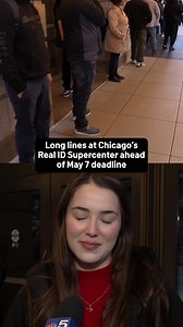 12K views · 42 reactions | It's not uncommon to see Chicagoans camped out for tickets to an exclusive event or a limited product release. But early this morning, many were lined up around the block for something else: A Real ID. #lines #chicago #realid #illinois #travel | NBC Chicago | Facebook