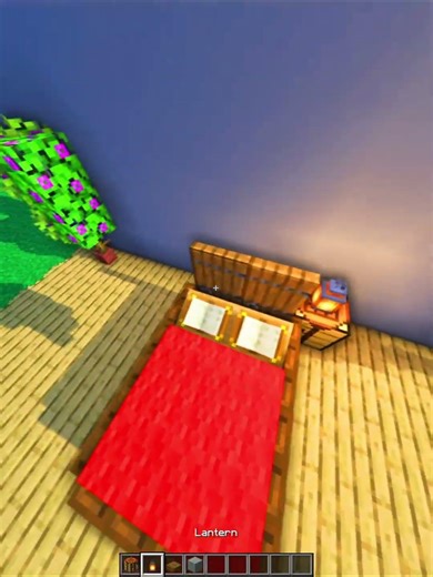 Minecraft Realistic Bed💀 (World's Smallest Violin) #minecraft #shorts