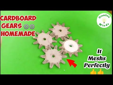 How to make Cardboard Gears at home || Homemade Gear at Home