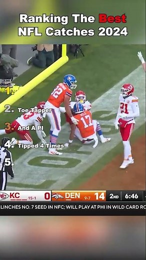 Ranking The Best NFL Catches 2024 #football #footballdominance #nflhighlights