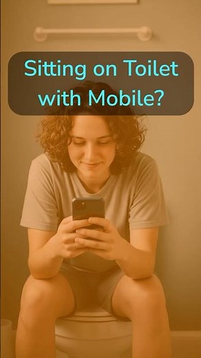 Sitting Too Long on the Toilet with Your Phone? | Hidden Risks You Should Know! #pilescare #piles