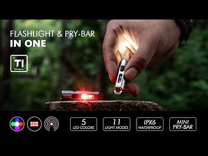 HUNT XR: Titanium Multi-Light Mini Flashlight & Tool in One