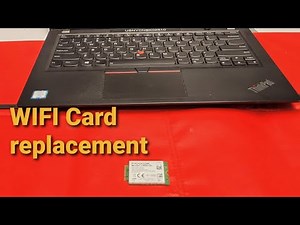 Lenovo Laptop Thinkpad T490s Type 20NY - How to service - Wi-Fi Card replacement.