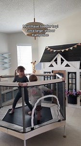 778K views · 1.8K reactions | The best way to blow off steam indoors  Get this trampoline with safety net at https://amazon.visitlink.me/5D0U7O #AmazonFinds : elizabethhomen on Instagram | Amazon.com | Facebook