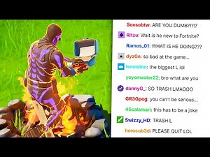 i trolled my fortnite livestream