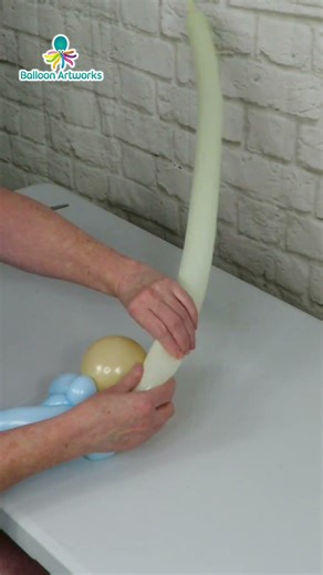 Fast Action Winter Princess Balloon Wand Creation Process Speedrun