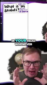 Axolotl: Pronunciation Guide, English vs. Spanish! #shorts