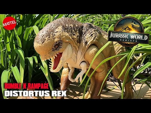 New Mattel Rumble N’ Rampage Distortus Rex unboxing and Review!! | Jurassic World Rebirth