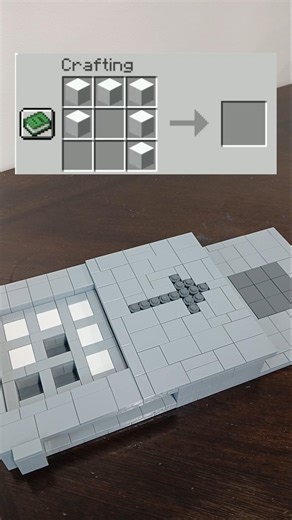 Crafting White BB-8 From Star Wars Out Of Lego #minecraft #lego #shorts #legominecraft