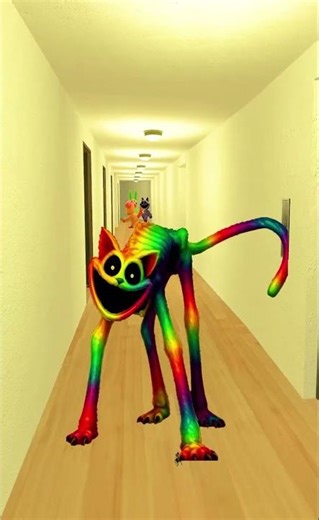 Catnap vs Smiling Critters Playing Hide & Seek #shorts