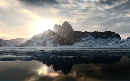 Gaea与Houdini逼真冰冷悬崖岩石环境景观制作工作流视频教程