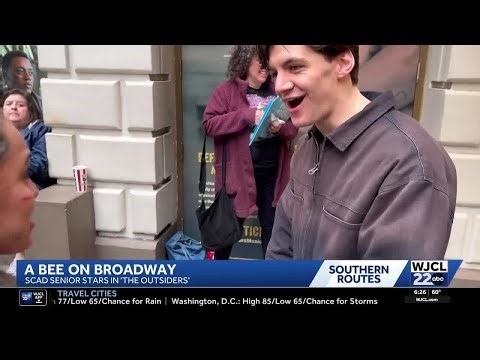 SCAD student Eli Talley takes the stage on Broadway